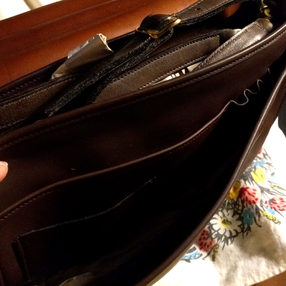 Kani Leather Trio Compartment Briefcase - Picture 8 of 10